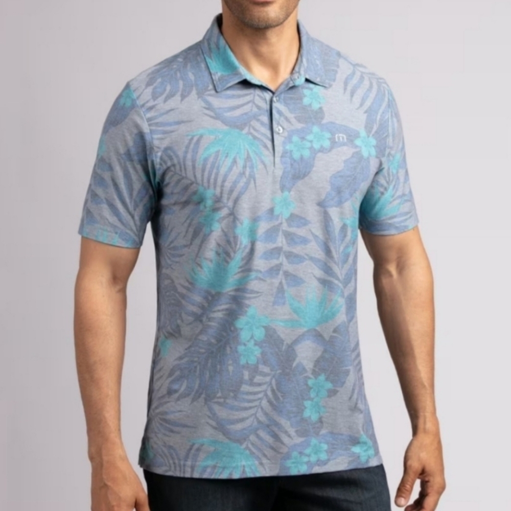 Travis Mathew Break The Bank Slim Fit Polo Medium